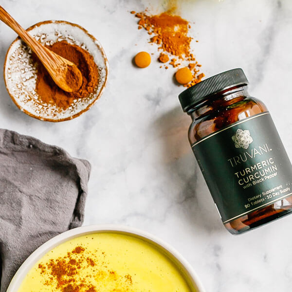 Truvani Organic Turmeric Curcumin with Black Pepper