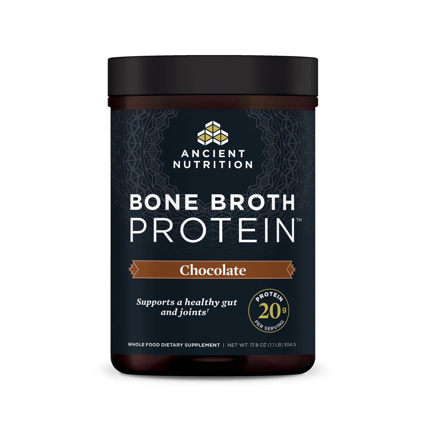 Ancient Nutrition Bone Broth Protein - Chocolate