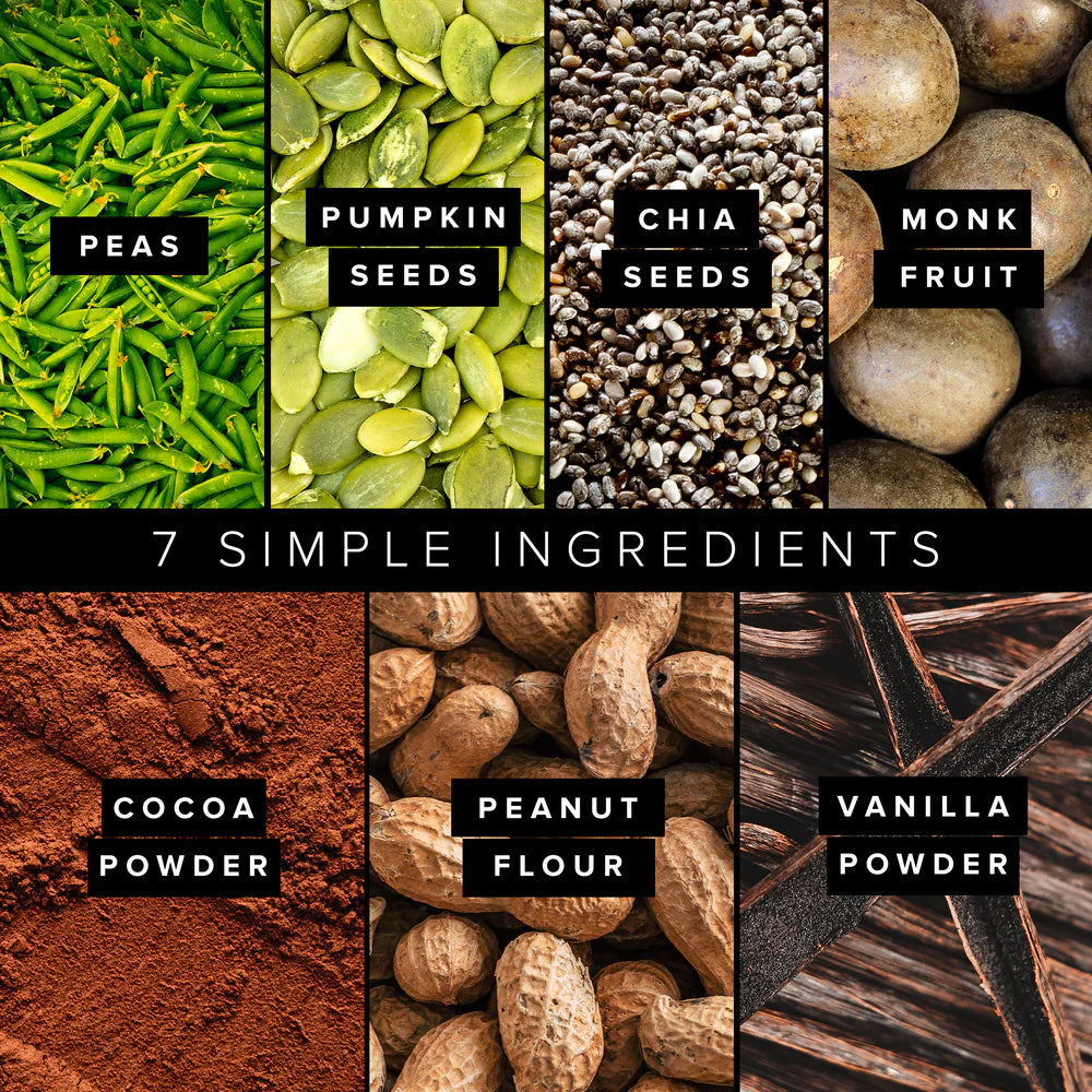 Truvani Chocolate Peanut Butter Plant Based Protein Powder