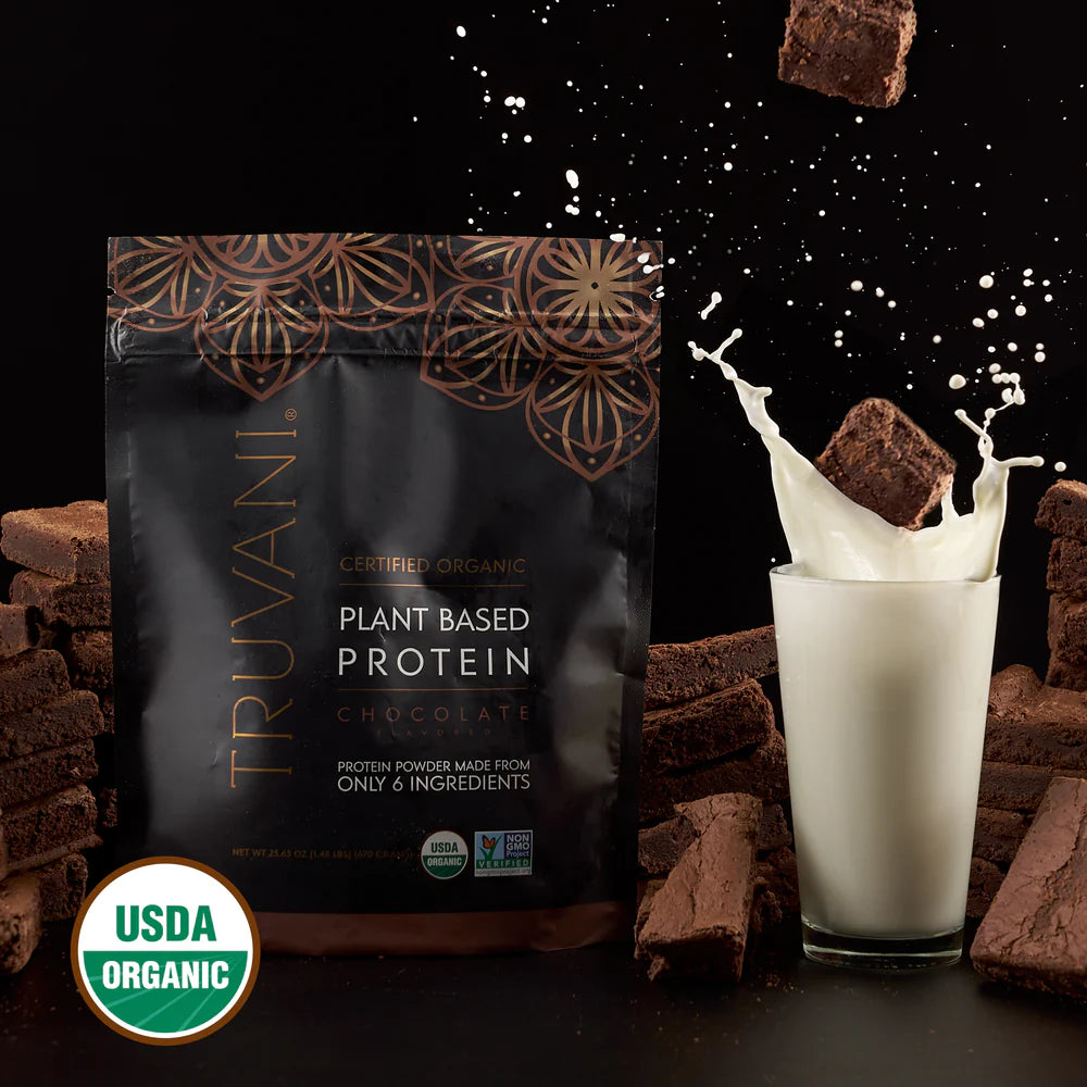 Truvani Chocolate Plant Based Protein Powder