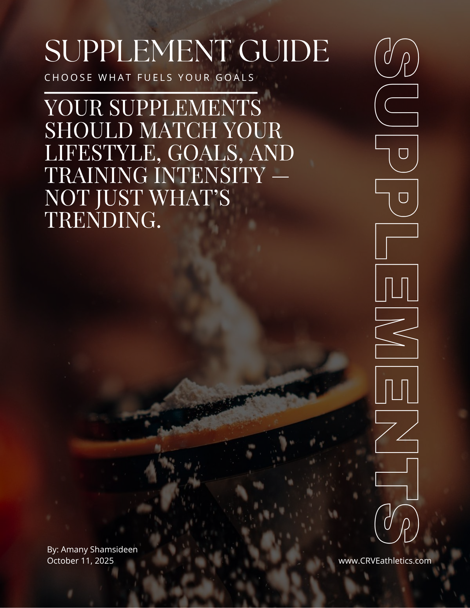 CRVE Approved Supplements (Digital Guide)